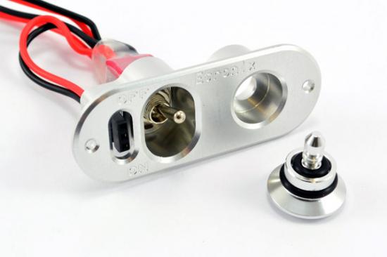 eTronix Super Duty Power Switch With Fuel Dot And JR Plugs