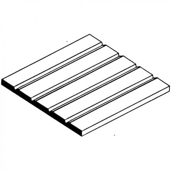 Evergreen [12060] 12 x 24 V-Groove Siding .020 Thick .060 Spacing (1 sheet per pack)