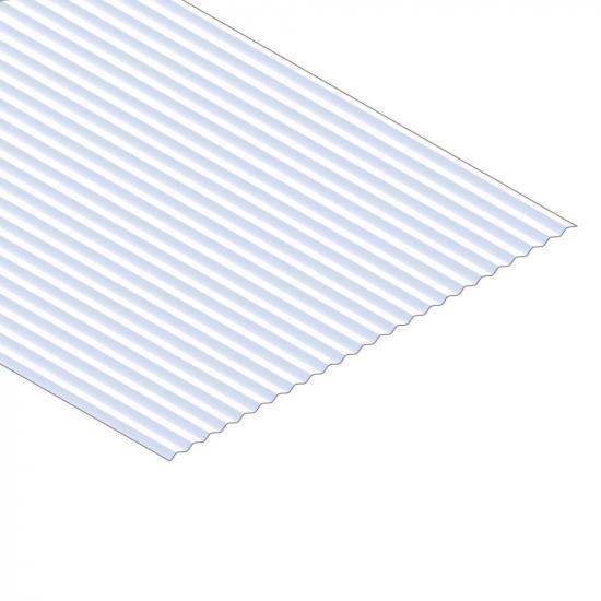 Evergreen [14528] 12 x 24 Metal Siding .040 Thick .080 Groove Spacing (1 sheet per pack)