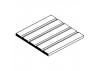 Evergreen 6x12in (15x30cm) Passenger Car Siding Sheet .030in (0.75mm) Thick (1 Sheet per pack)