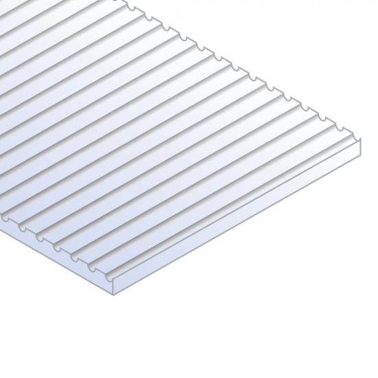 Evergreen 6x12in (15x30cm) O-Scale Car Siding Sheet .040in (1.0mm) Sheet (1 sheet per pack)