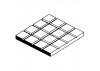 Evergreen 6x12in (15x30cm) Sidewalk Sheet .040in (1.0mm) Thick 3/8x3/8in Spacing (1 Sheet per pack)
