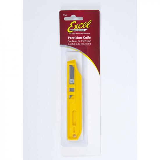 Excel K8 Flat Yellow Handle Knife (Carded)