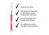 Excel K18 Grip-On Knife with Safety Cap, Red (Carded)