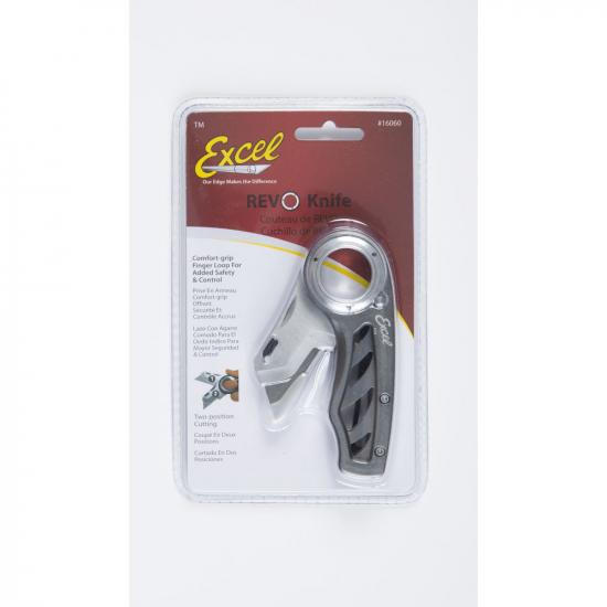 Excel K60 Revo Folding Utility Knife - Grey