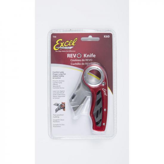 Excel K60 Revo Folding Utility Knife - Red
