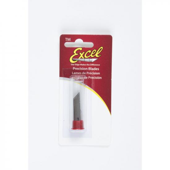 Excel #5 Angled Chisel Blade, Shank 0.25 (0.58 cm) (5pcs) (Carded)