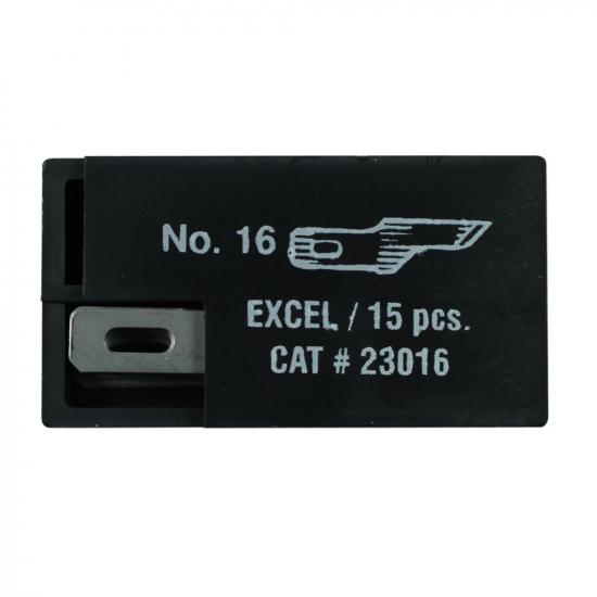 Excel #16 Stencil Edge Blade, Shank 0.25 (0.58 cm) (5pcs) (Carded)