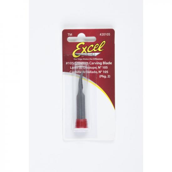 Excel Carving Blade, Semi-Concave (2) (Carded)