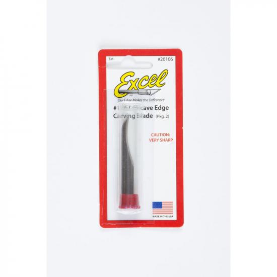 Excel Carving Blade, Concave (2) (Carded)