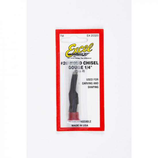 Excel Carving Gouge, Large Chisel (2) (Carded)