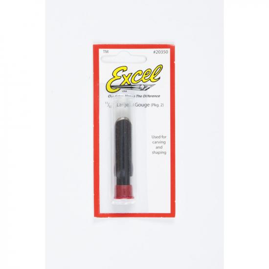 Excel Carving Gouge, Large U (2) (Carded)