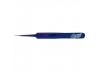 Excel Straight Point Fine Point Tweezers, Blue (Carded)