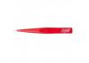 Excel Hollow Handle Fine Point Tweezers, Red (Carded)