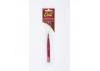 Excel Hollow Handle Fine Point Tweezers, Red (Carded)