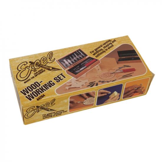 Excel Woodworking Set, Wooden Box (Boxed)