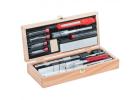 Excel Deluxe Wooden Knife & Tool Set (Boxed)