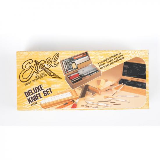 Excel Deluxe Wooden Knife & Tool Set (Boxed)