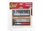 Excel Hobby Knife Set, Wooden Box (Carded)