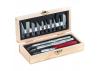 Excel Hobby Knife Set, Wooden Box (Carded)
