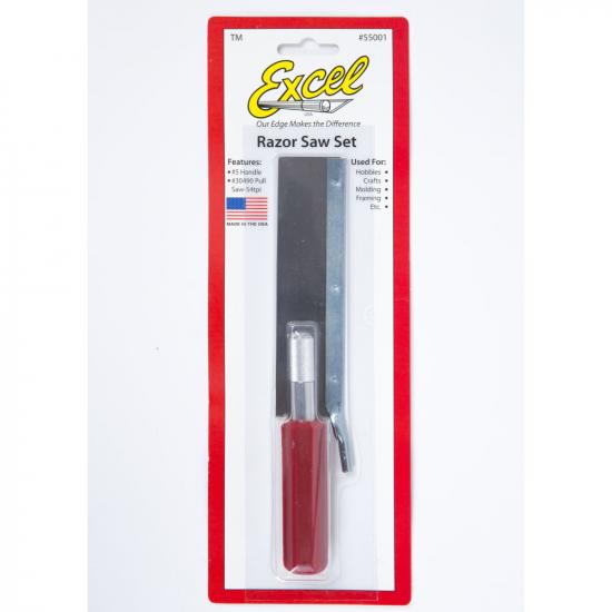 Excel Razor Saw Set (K5 Handle and #30490 Blade) (Carded)