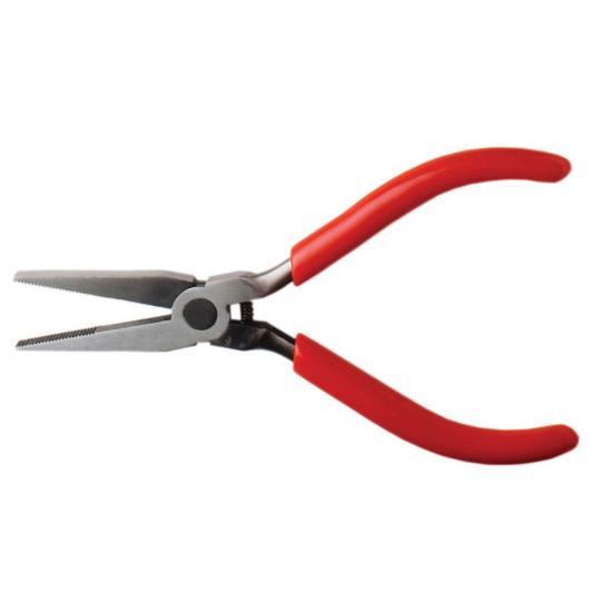 Excel 5in Spring Loaded Soft Grip Plier, Flat Nose (Carded)
