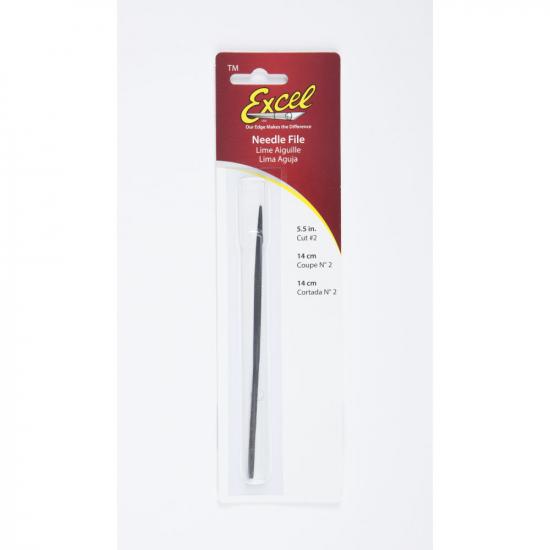 Excel 5.5in (13.97cm) Square Needle File, Cut #2 (Carded)