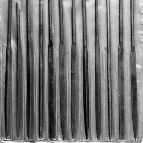 Excel 4in (10.1cm) Assorted Mini Files, Cut #2 (12pcs) (Pouch)