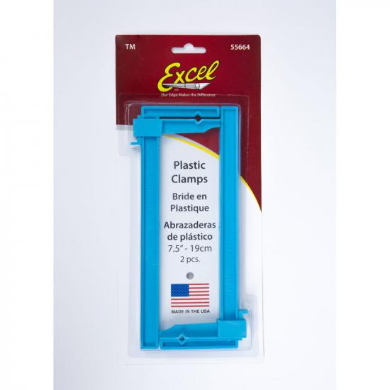Excel 7in Adjustable Plastic Clamp (Carded)
