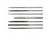 Excel Assorted File Set with Handle, Cut #2 with Square, Round, Halfround, Equaling, Knife and Flat (6pcs) (Carded)