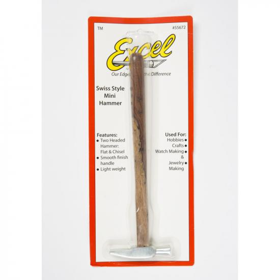 Excel Swiss Style Mini Hammer (Carded)