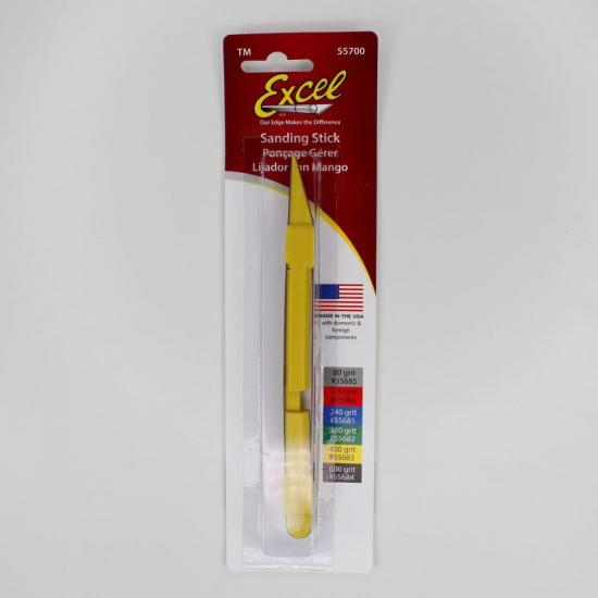 Excel Sanding Stick with #400 Belt (Carded)