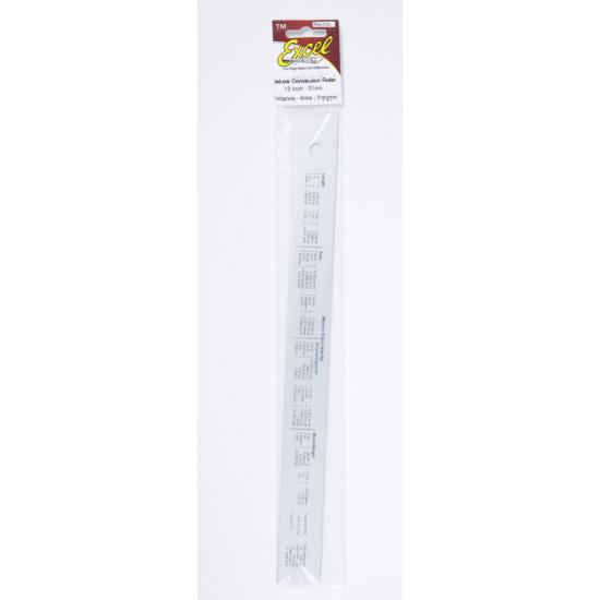 Excel 12in Deluxe Conversion Ruler (Pouch)