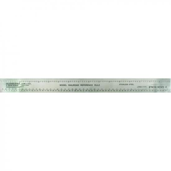 Excel 12in Scale Model Railroad Ruler (Pouch)