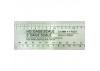Excel 12in Scale Model Railroad Ruler (Pouch)