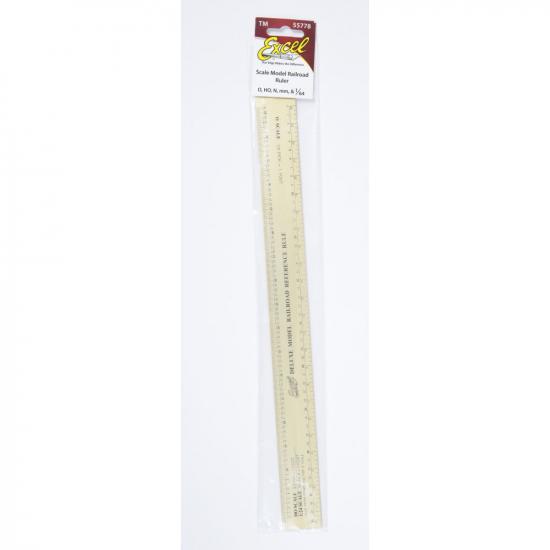 Excel 12in Deluxe Model Ref Ruler (Pouch)
