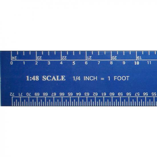 Excel 12in Scale Model Ref Ruler (Pouch)