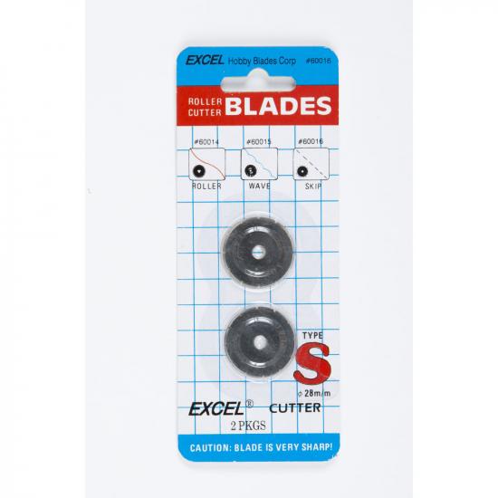 Excel 28mm Skip Rotary Blades (2) (Carded)
