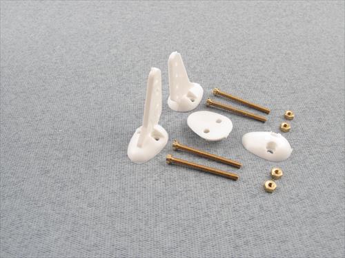 Small Control Horns w/screws (2) - Bulk Pack Of 10