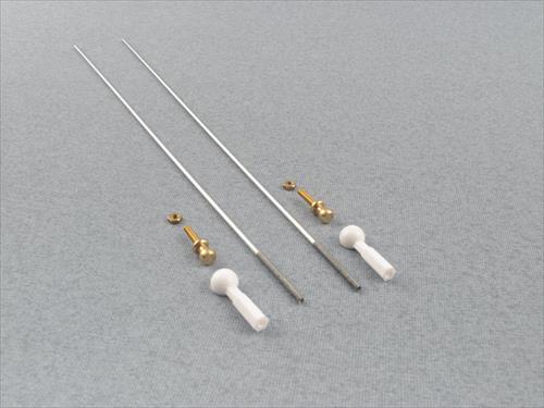 White Ball Joint M2 with 200mm M2 Pushrods (2) - Bulk Pack Of 10