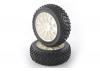 Fastrax 1:8 Premounted Buggy Tyres Maths /Split Spoke