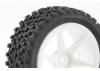 Fastrax 1:10 Mounted Buggy Tyres Street Front (Spoked)