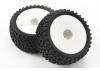 Fastrax 1:10 Mounted Cuboid Buggy Rear Tyres Dished