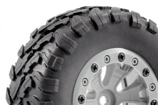 Fastrax FAST0056G - Fastrax 1:10 SC Sabre Tyre On Beadlock Wheels (12mm ...