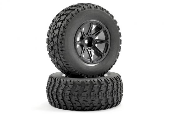 Fastrax 1:10 SC Wave Mounted 8-Spoke Wheels (12mm)