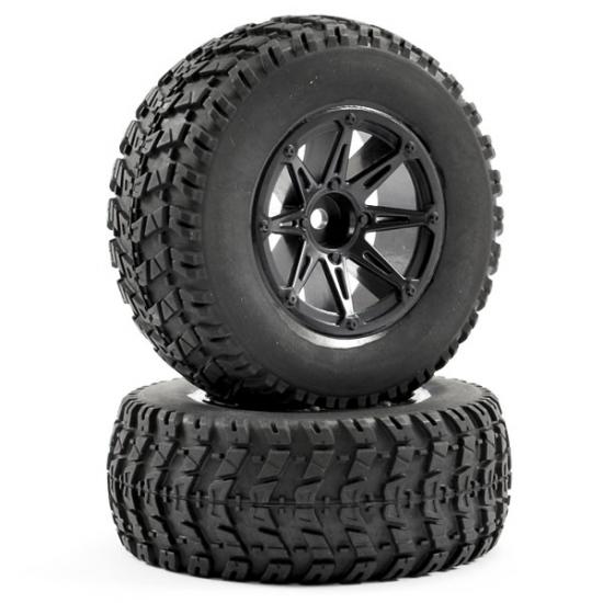 Fastrax 1:10 SC Wave Mounted 8-Spoke Wheels (12mm)