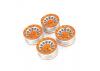Fastrax Aluminium Beadlock Ten 1.9 Wheels - Orange (4)