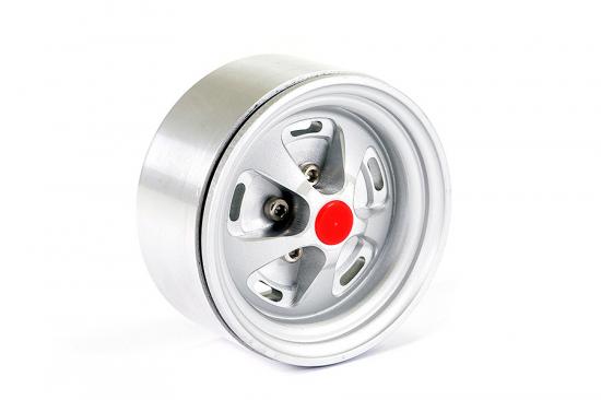 Fastrax Aluminium Beadlock Star 1.9 Wheels - Silver (4)
