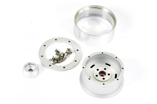 Fastrax Aluminium Beadlock Star 1.9 Wheels - Silver (4)