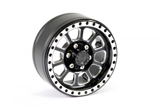 Fastrax Aluminium Beadlock Ten 1.9 Wheels - Black (4)